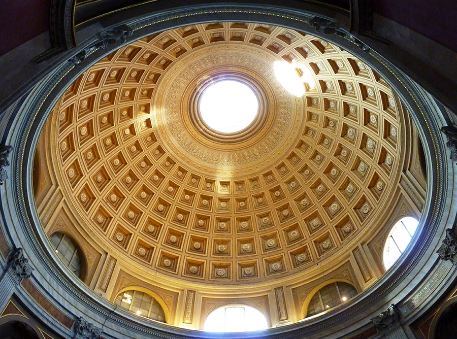 rome vatican dome salle ronde musee