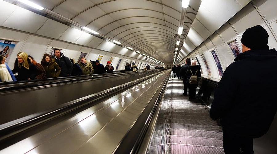prague escalator metro