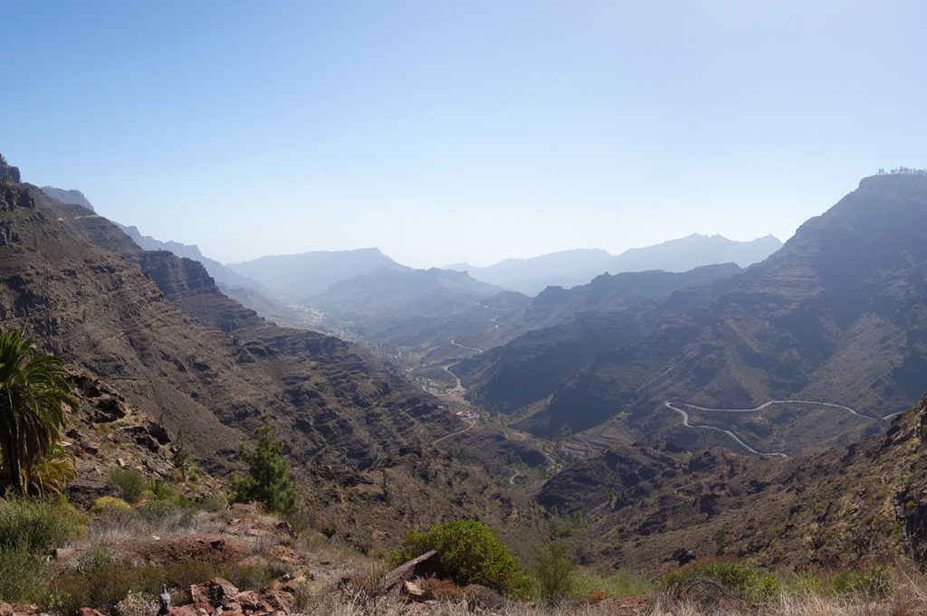 gran canaria canaries gc-605 route panorama paysage montagnes gorge nature